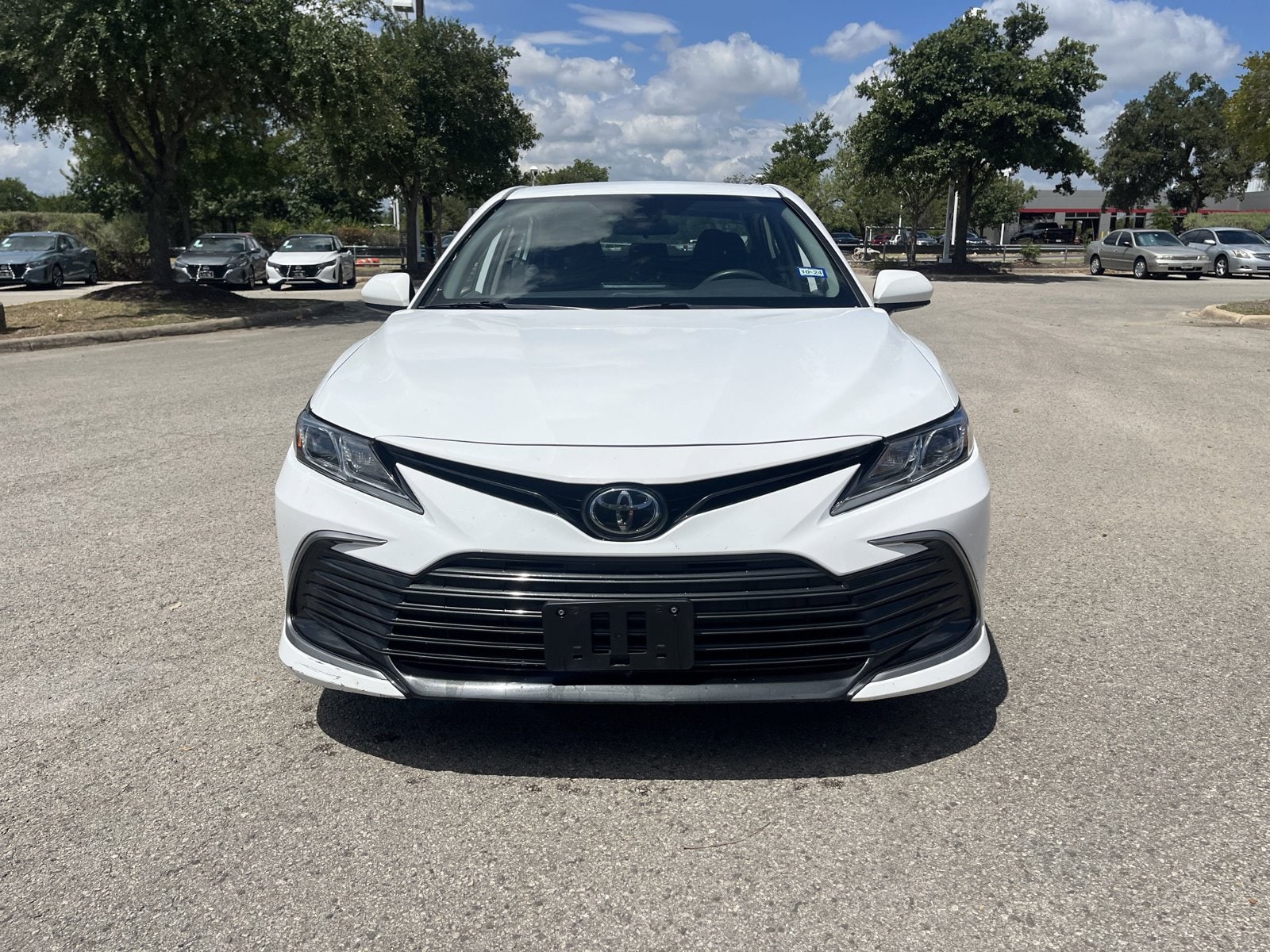 Used 2022 Toyota Camry LE with VIN 4T1C11AK4NU665172 for sale in Austin, TX