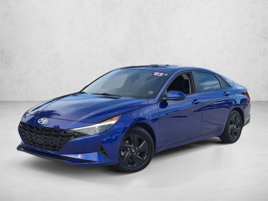 Used 2023 Hyundai Elantra HEV Blue Sedan