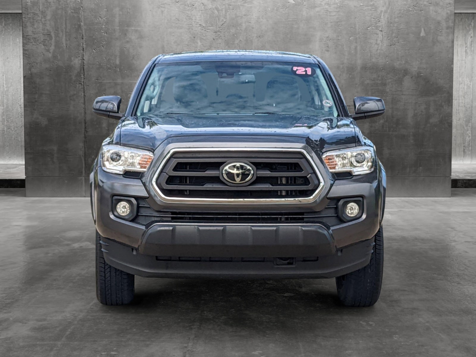 Certified 2021 Toyota Tacoma SR5 with VIN 3TMAZ5CNXMM160081 for sale in Davie, FL