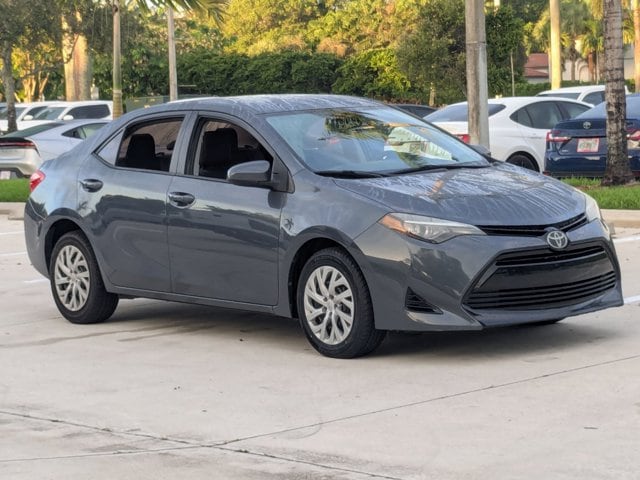 Used 2017 Toyota Corolla LE with VIN 2T1BURHE6HC795929 for sale in Davie, FL