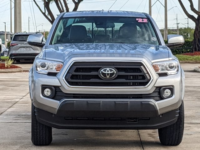 Used 2022 Toyota Tacoma SR5 with VIN 3TMAZ5CN9NM167153 for sale in Davie, FL