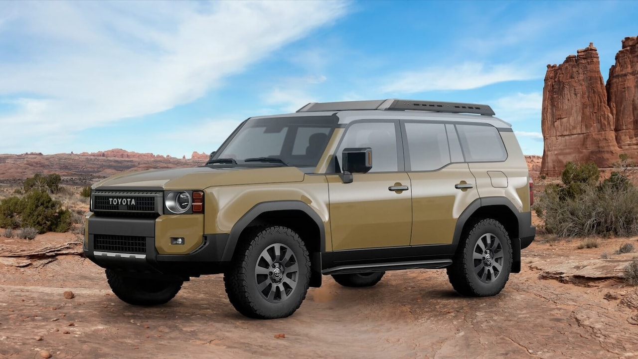 Toyota Land Cruiser First Edition trim in Trail Dust.