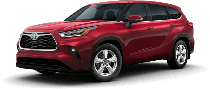 Toyota Highlander in Ruby Flare Pearl Toyota Highlander in Ruby Flare Pearl