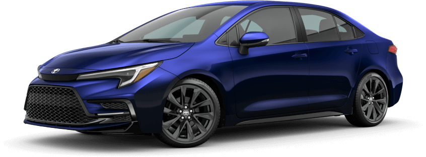 Toyota Corolla Colors Toyota Corolla SE in Blueprint