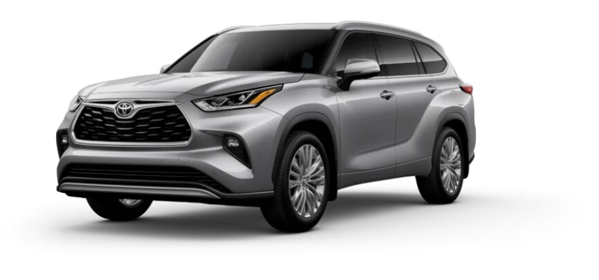 Learn about the Toyota Highlander exterior color options Toyota Highlander in Celestial Silver Metallic