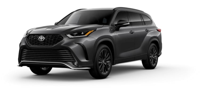 Learn about the Toyota Highlander exterior color options Toyota Highlander in Magnetic Gray Metallic