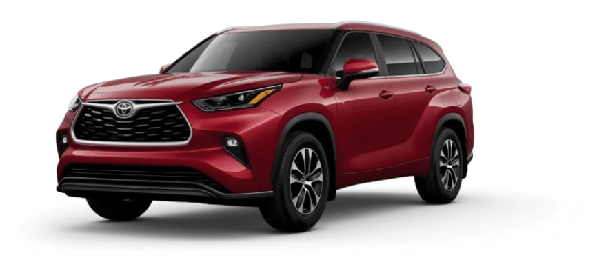 Learn about the Toyota Highlander exterior color options Toyota Highlander in Ruby Flare Pearl