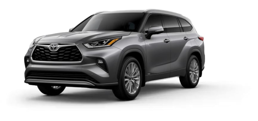 Learn about the Toyota Highlander exterior color options Toyota Highlander in Heavy Metal
