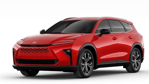 Learn about the Toyota Crown Signia exterior color options Toyota Crown Signia in Finish Line Red