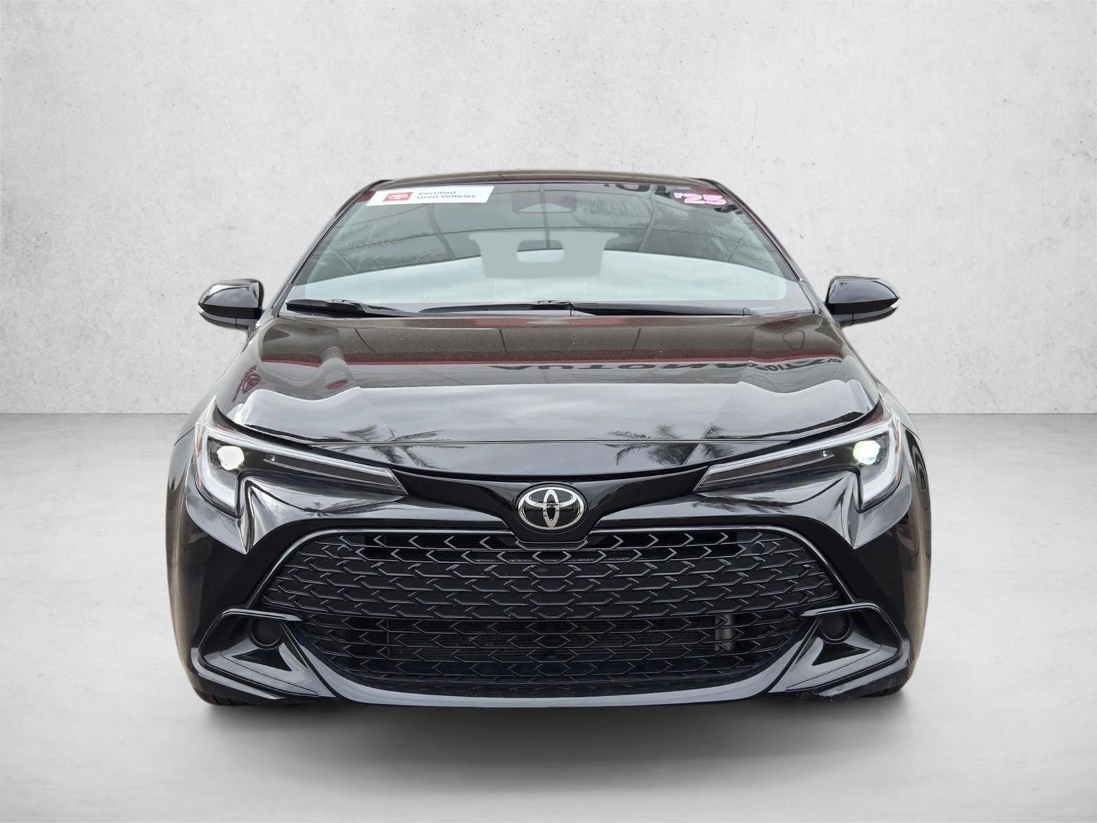 Certified 2025 Toyota Corolla Hatchback Nightshade with VIN JTND4MBE0S3240572 for sale in Northfield, Minnesota