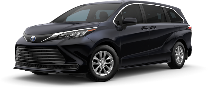 Toyota Sienna in Midnight Black Metallic Toyota Sienna in Midnight Black Metallic
