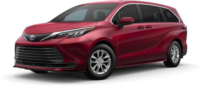 Toyota Sienna in Ruby Flare Pearl Toyota Sienna in Ruby Flare Pearl