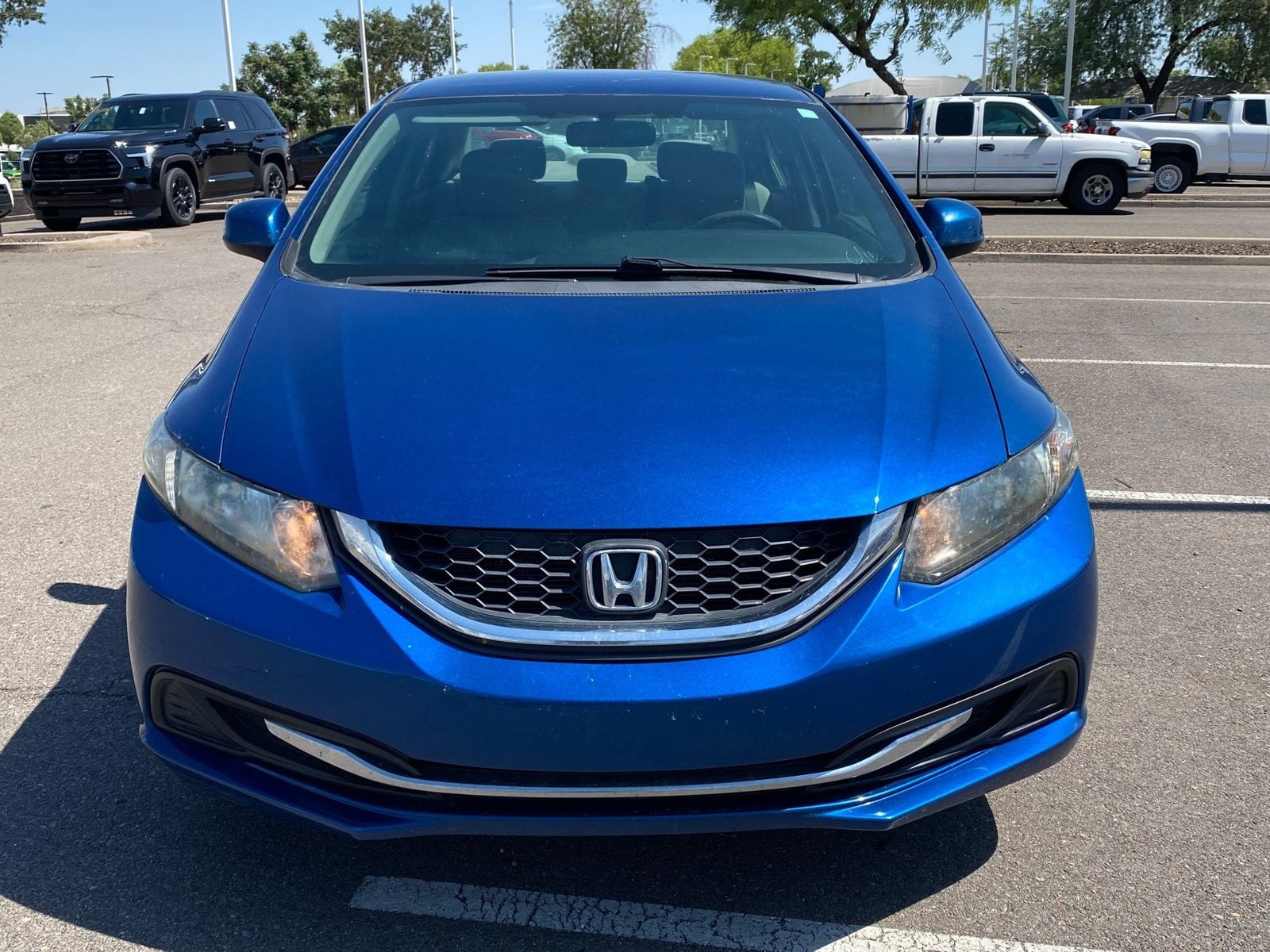 Used 2013 Honda Civic LX with VIN 19XFB2F57DE263733 for sale in Tempe, AZ