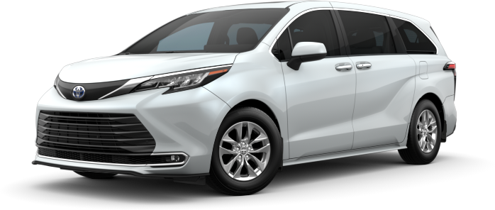 Toyota Sienna in Windchill Pearl Toyota Sienna in Windchill Pearl