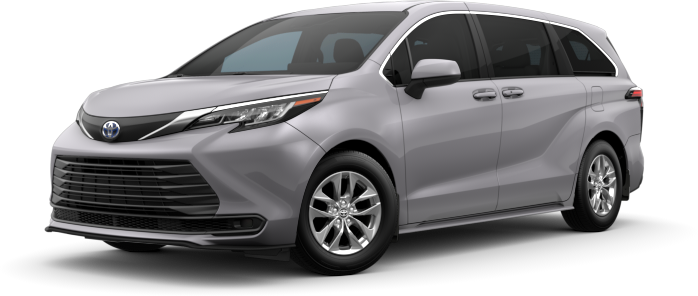 Toyota Sienna in Celestial Silver Metallic Toyota Sienna in Celestial Silver Metallic