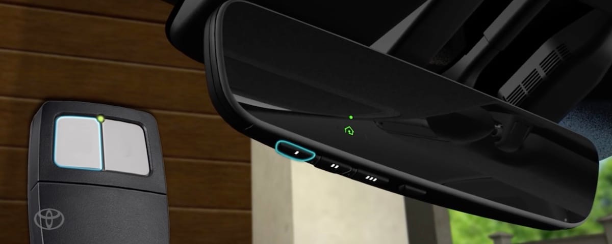 Toyota HomeLink display
