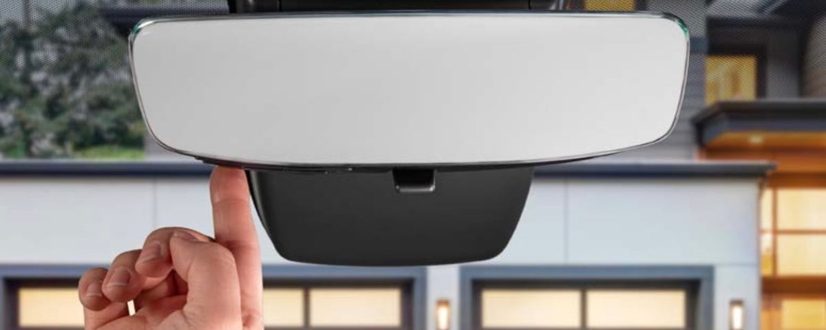 Toyota HomeLink display