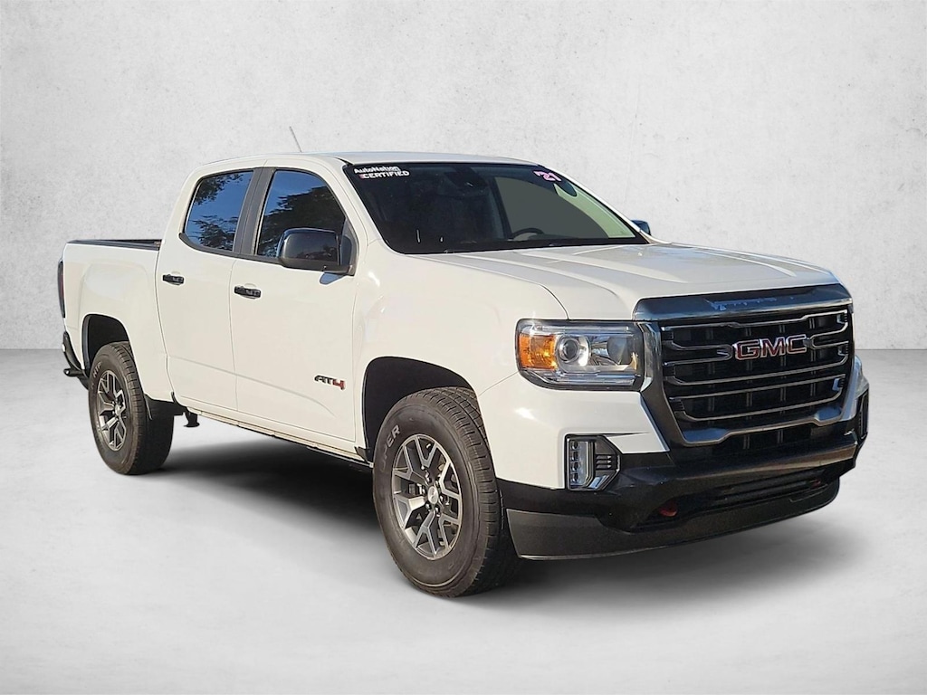 Used 2021 GMC Canyon AT4 w/Leather Truck Crew Cab