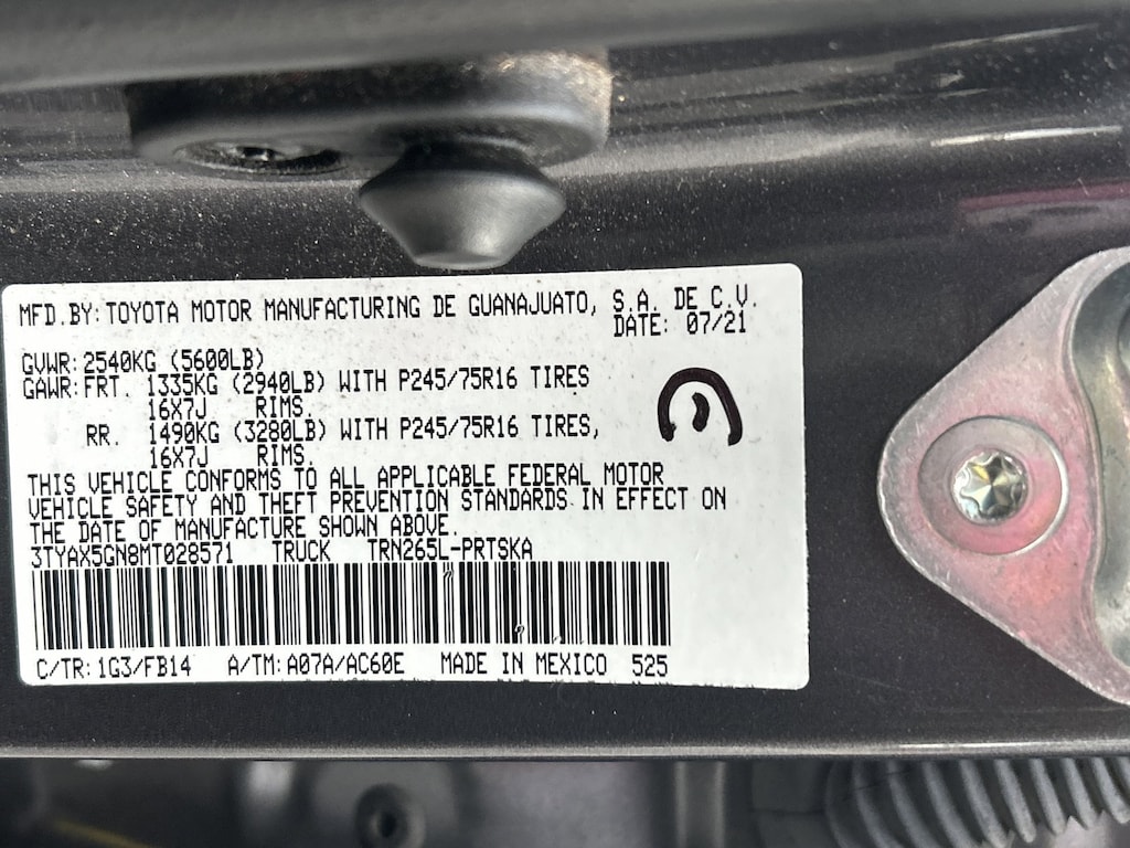 Used 2021 Toyota Tacoma SR Truck Double Cab