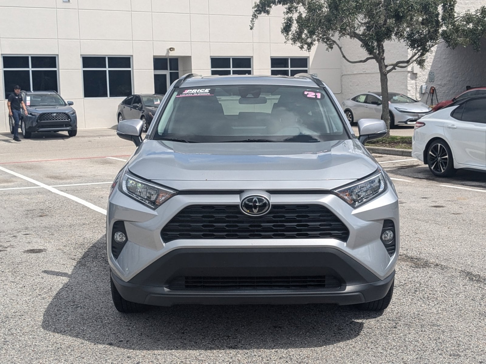 Certified 2021 Toyota RAV4 XLE with VIN 2T3W1RFV0MC135013 for sale in Winter Park, FL