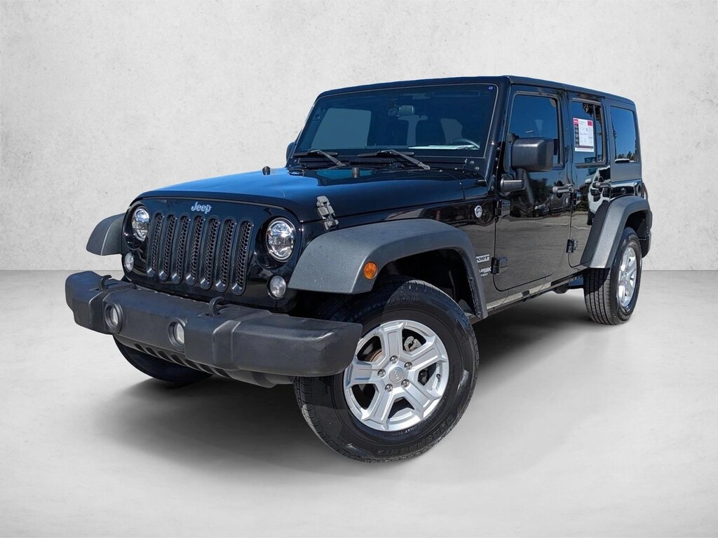 Used 2018 Jeep Wrangler JK Unlimited Sport 4x4 SUV