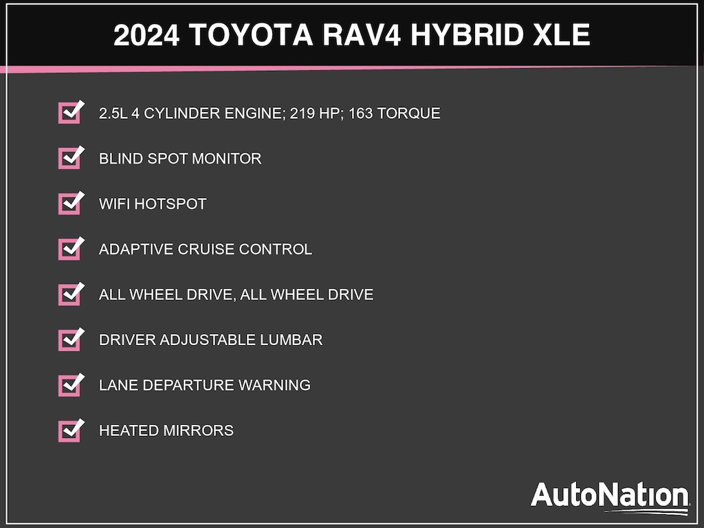 Used 2024 Toyota RAV4 Hybrid XLE SUV