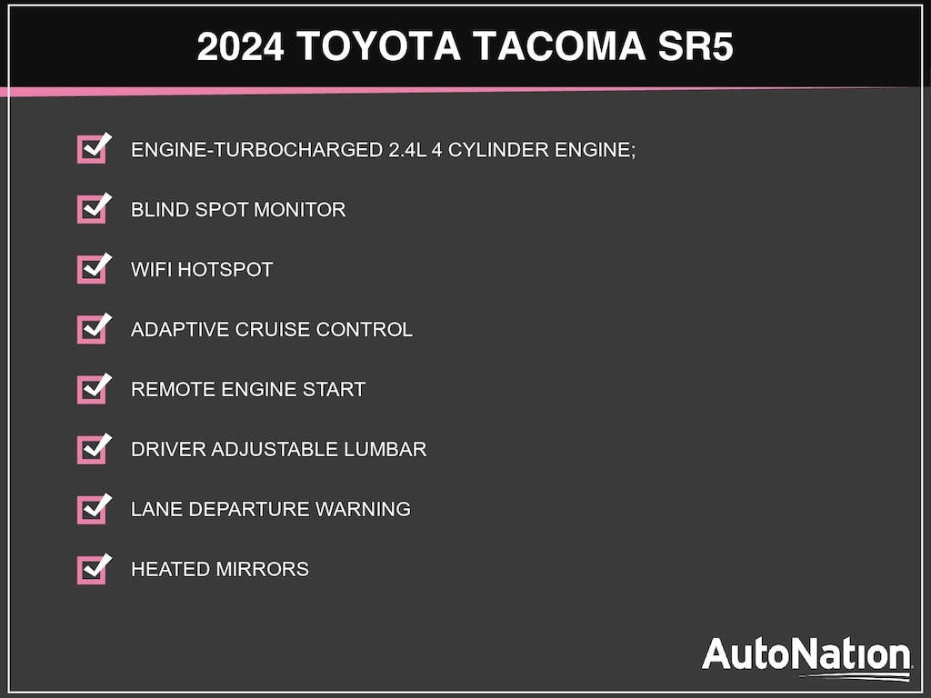 Certified 2024 Toyota Tacoma SR5 Truck Double Cab