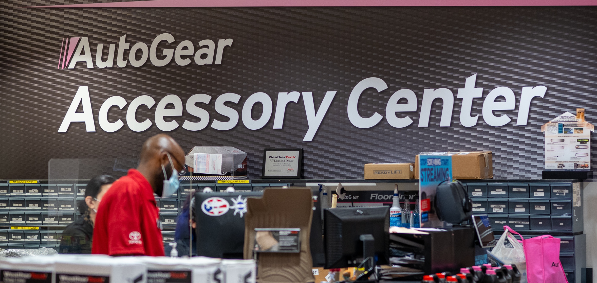 inside AutoNation Toyota Winter Park Parts Center