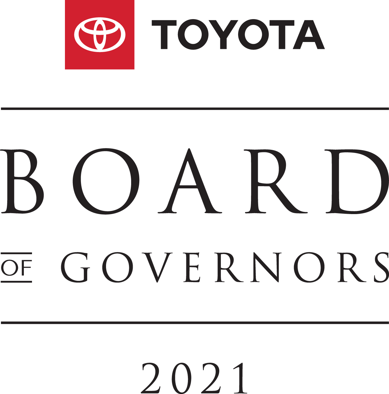 Toyota Board of Governors 2021