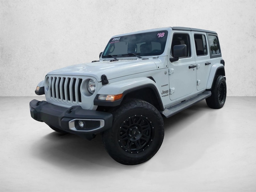 Used 2018 Jeep Wrangler Unlimited Sahara 4x4 SUV