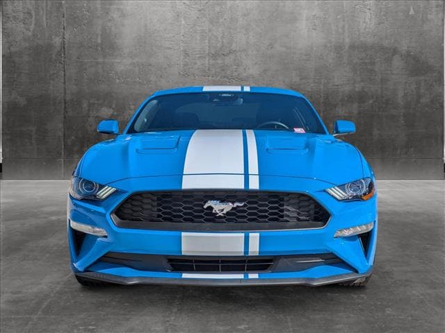 Certified 2022 Ford Mustang EcoBoost with VIN 1FA6P8TH0N5132584 for sale in Tustin, CA