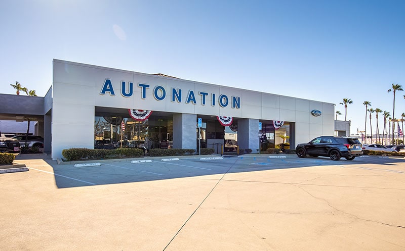 Outside view of AutoNation Ford Tustin