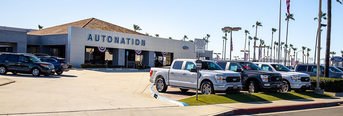 Exterior view of AutoNation Ford Tustin