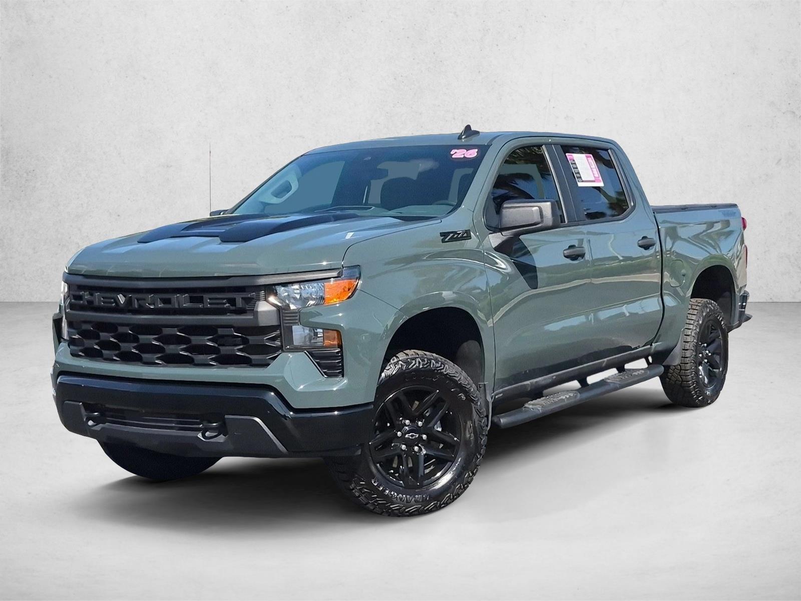 Used 2026 Chevrolet Silverado 1500 Custom Trail Boss Crew Cab Pickup