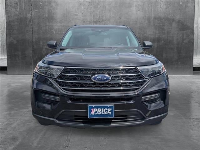 Used 2021 Ford Explorer XLT with VIN 1FMSK8DH3MGA58176 for sale in Littleton, CO