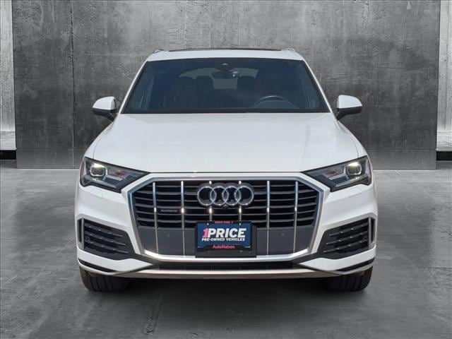 Used 2021 Audi Q7 Premium Plus with VIN WA1LJAF73MD016044 for sale in Littleton, CO