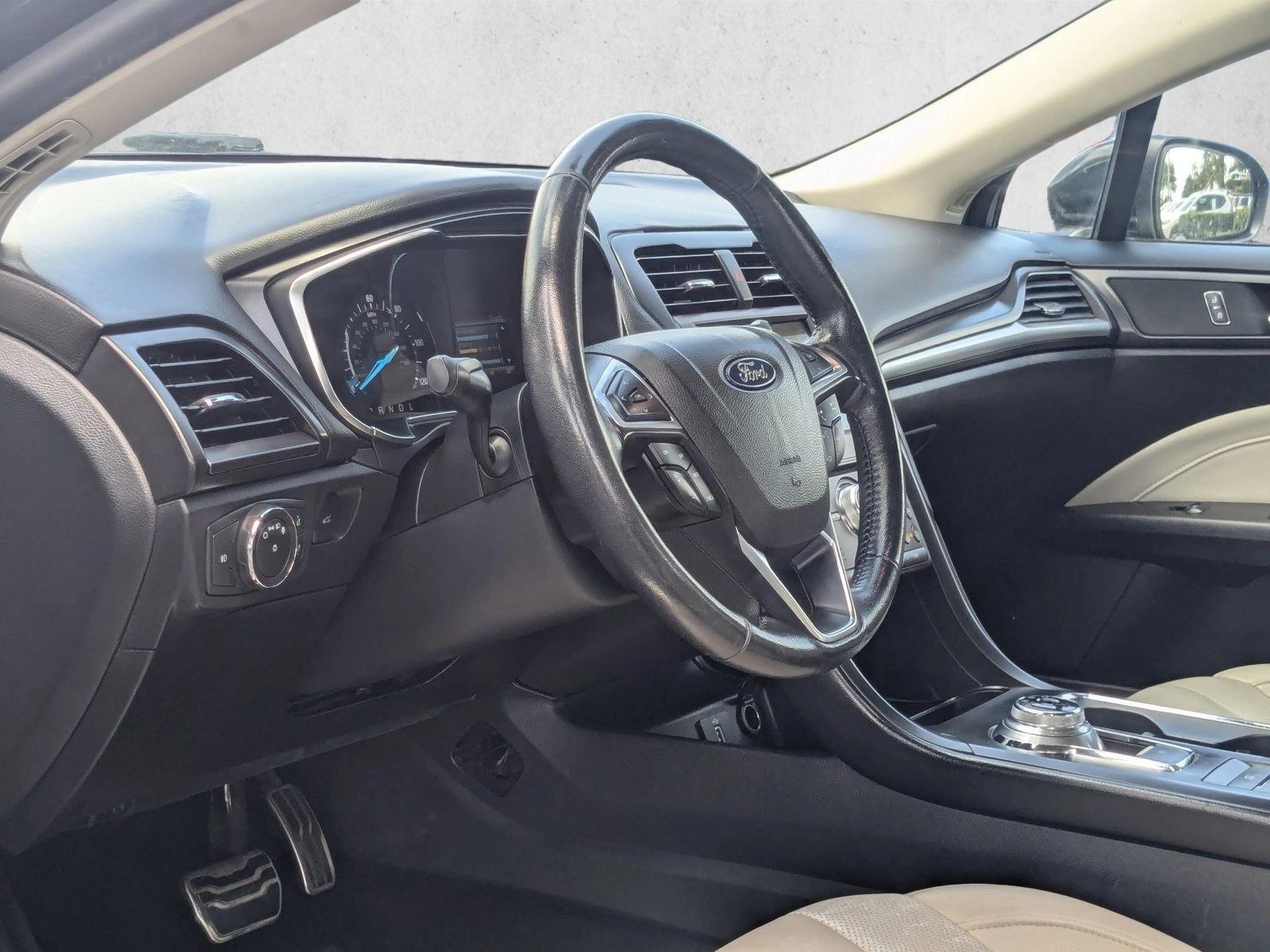Used 2018 Ford Fusion Hybrid Titanium with VIN 3FA6P0RU9JR141619 for sale in Sanford, FL