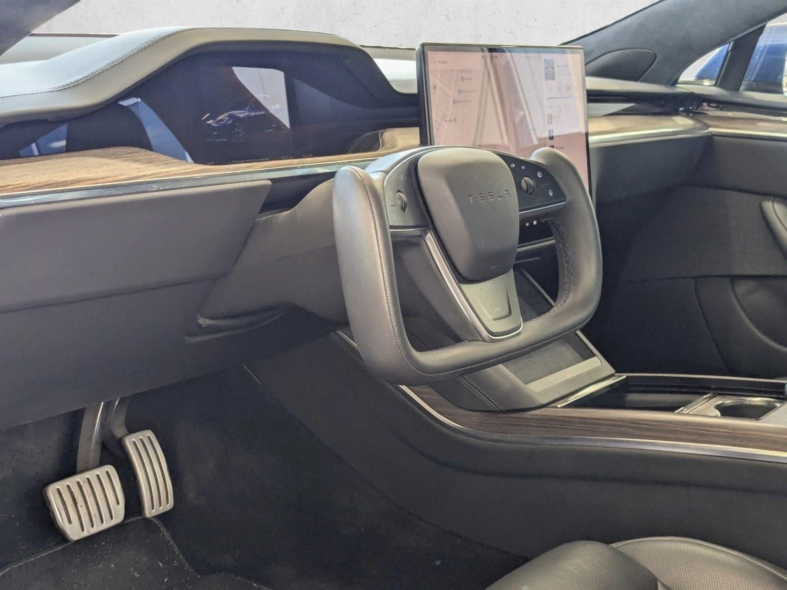 Used 2021 Tesla Model S Plaid with VIN 5YJSA1E6XMF430893 for sale in Sanford, FL
