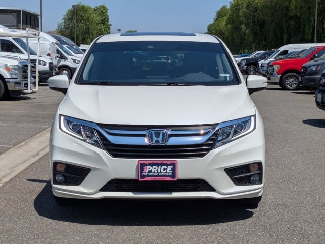 Used 2018 Honda Odyssey EX-L with VIN 5FNRL6H73JB093215 for sale in Valencia, CA