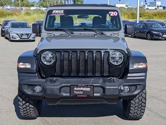 Used 2020 Jeep Wrangler Unlimited Willys with VIN 1C4HJXDN0LW237216 for sale in Valencia, CA