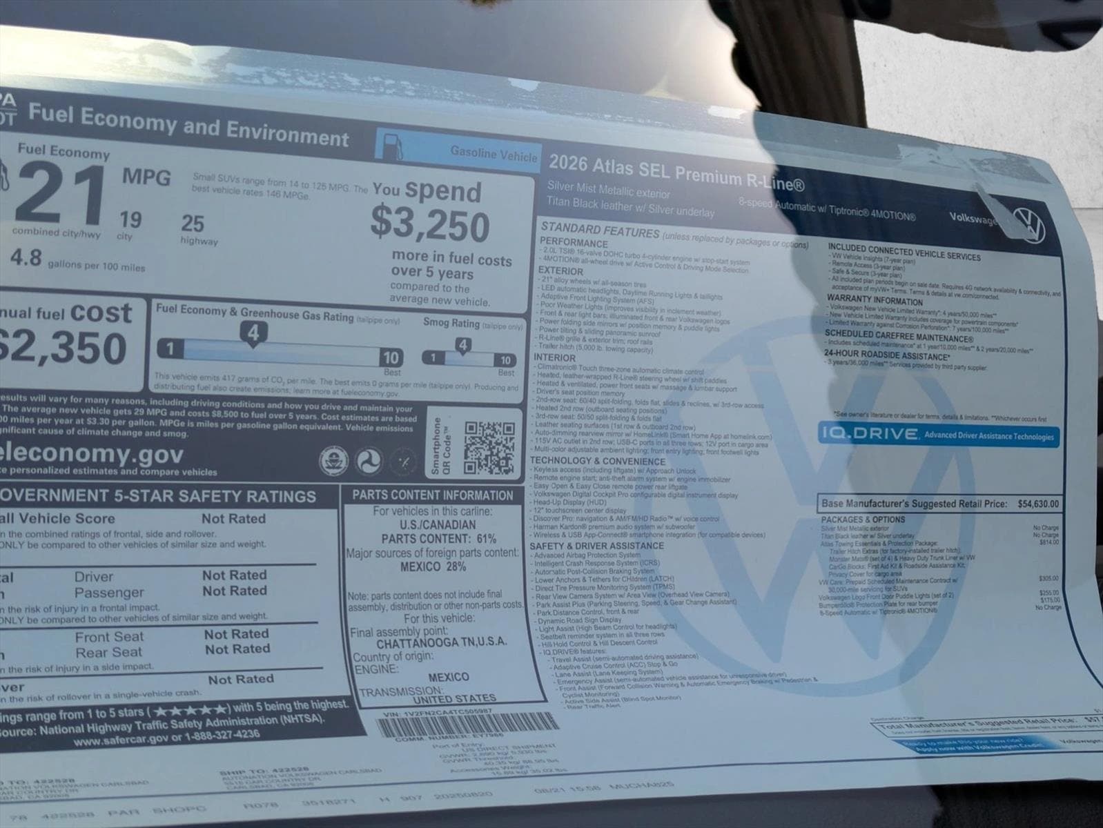 2026 Volkswagen Atlas SEL Premium R-Line - Photo 18
