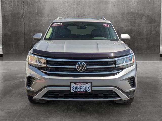 Certified 2021 Volkswagen Atlas SEL with VIN 1V2ER2CA2MC535782 for sale in Carlsbad, CA