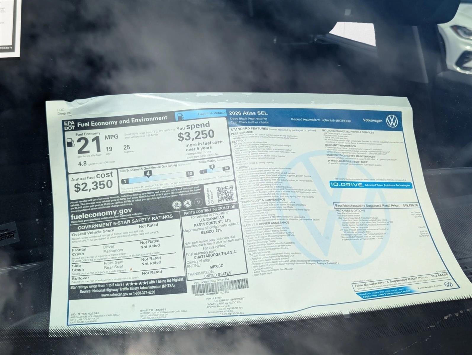 2026 Volkswagen Atlas SEL - Photo 17