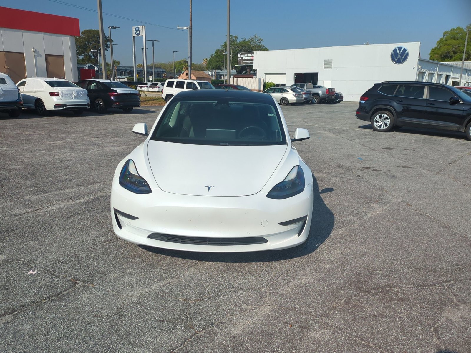 Used 2021 Tesla Model 3 Base with VIN 5YJ3E1EA2MF029982 for sale in Savannah, GA