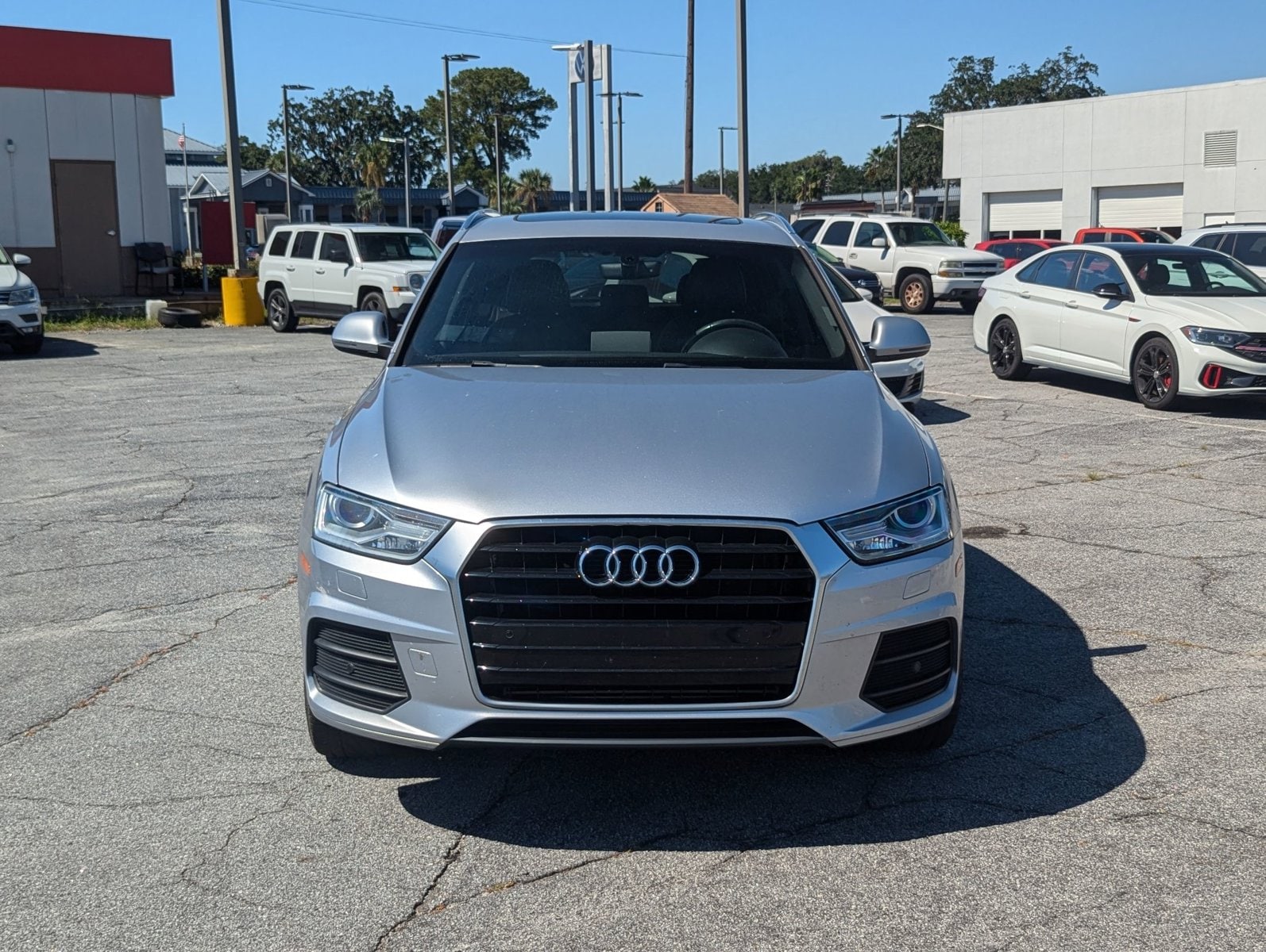 Used 2016 Audi Q3 Premium Plus with VIN WA1BFCFS6GR002711 for sale in Savannah, GA