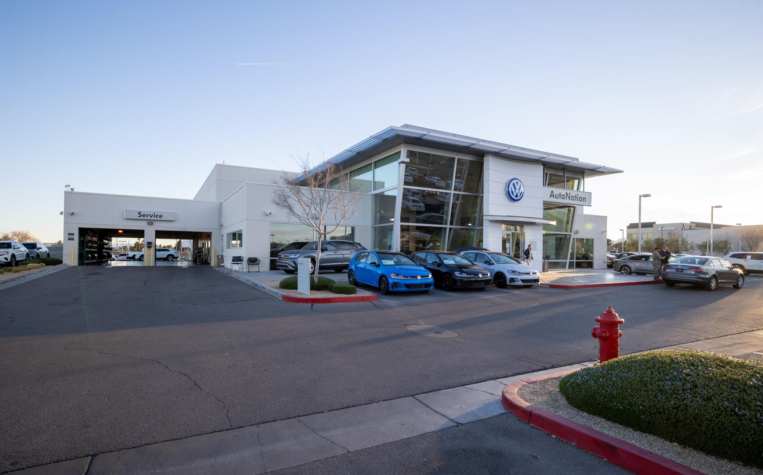 Exterior view of AutoNation Volkswagen Las Vegas