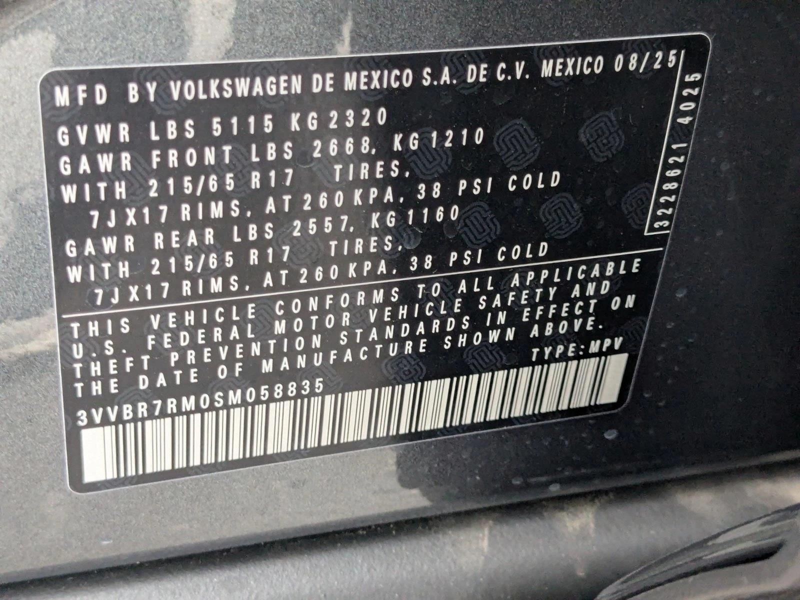 2025 Volkswagen Tiguan S - Photo 17