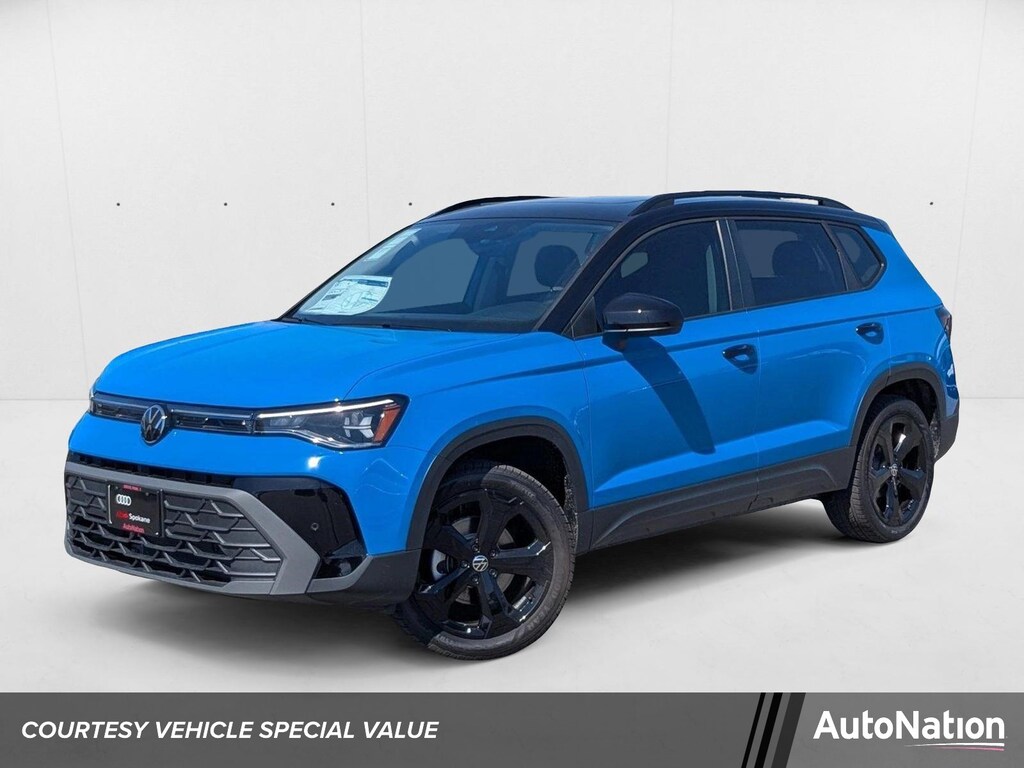 New 2025 Volkswagen Taos 1.5T SE Black SUV