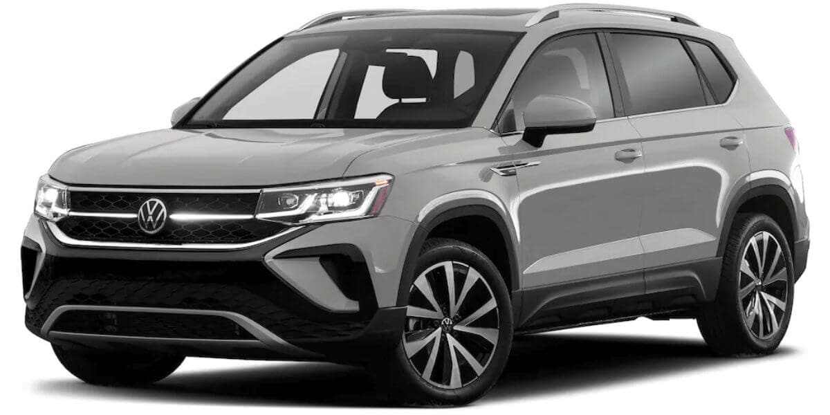 2022 VW Taos in Pyrite Silver Metallic