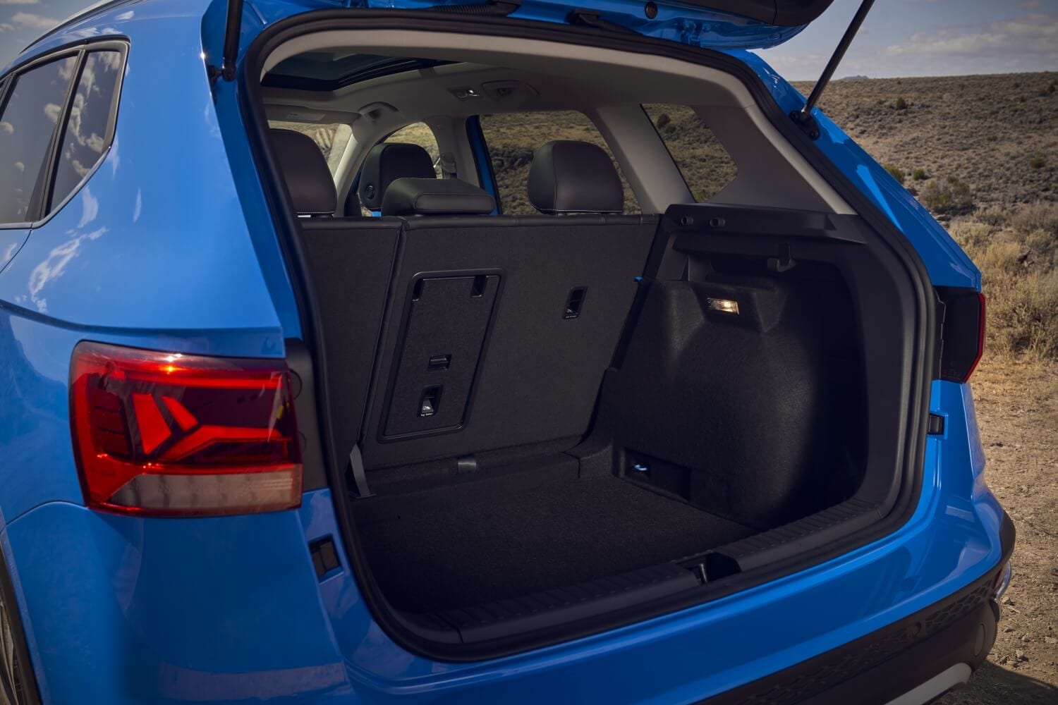 2023 VW Taos Rear Trunk Space